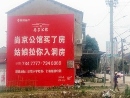 凉山墙体广告在乡镇、农村市场的媒体优势