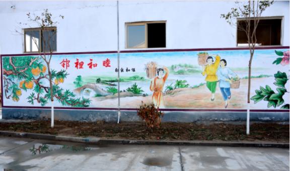 凉山乡镇文化墙 乡风文明焕发新活力