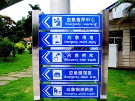 凉山标识导向系统设计需要掌握的四大元素
