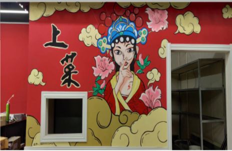 凉山墙体彩绘的发展和应用